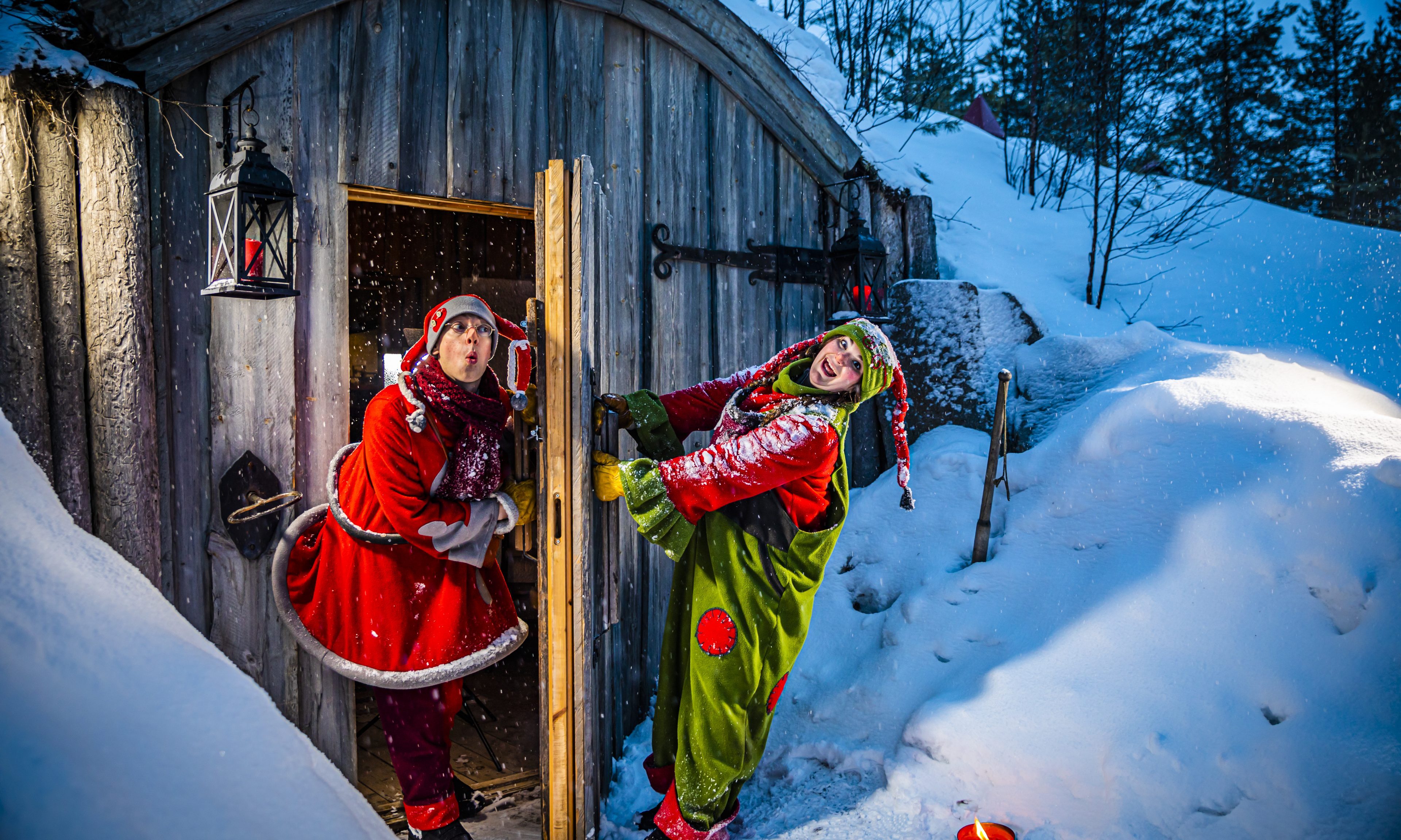 Santa Claus Secret Forest Christmas Command Center winter Lapland