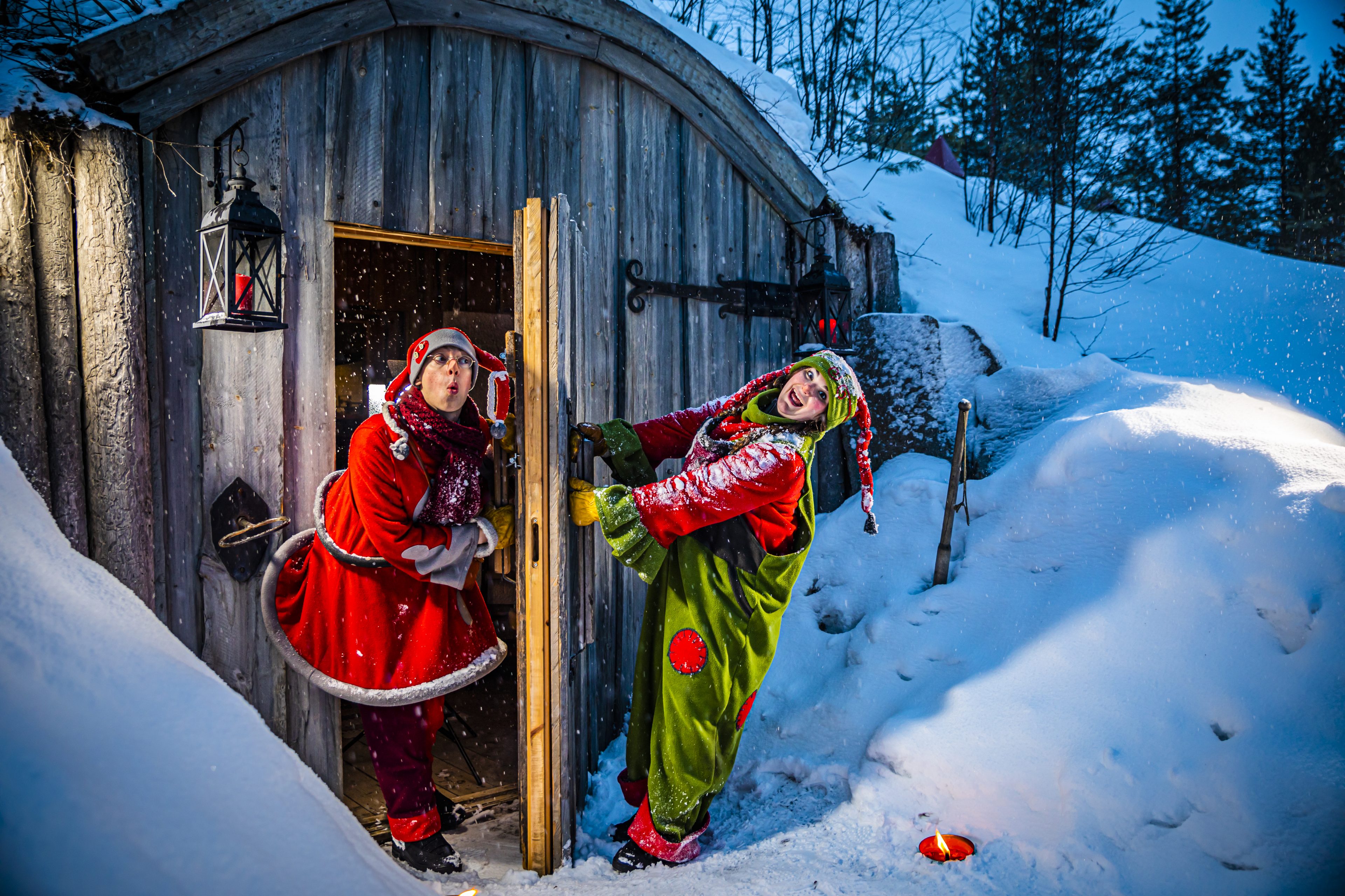 Santa Claus Secret Forest Christmas Command Center winter Lapland