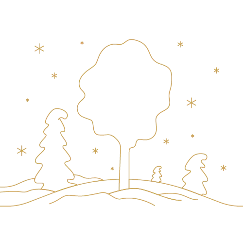 winter season graphic animated