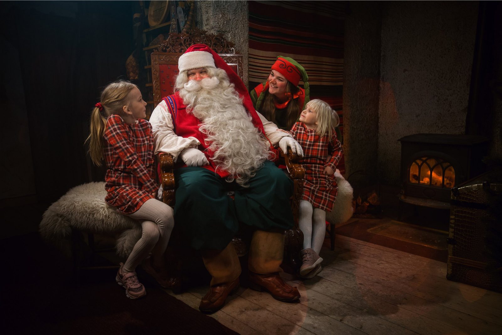 Private meeting with Santa Claus in Joulukka Santa Claus Secret Forest Lapland