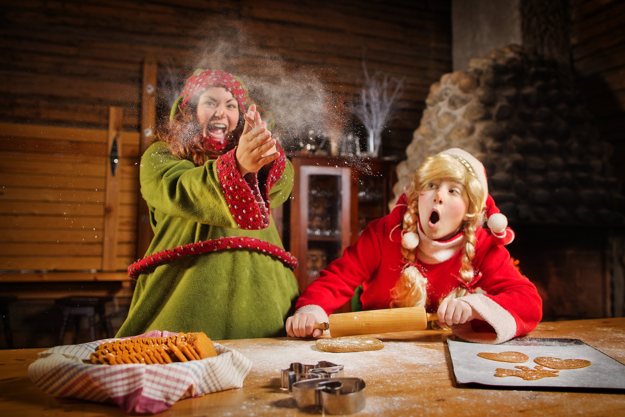 Santa Claus Secret Forest Elves Gingerbread decorating Lapland