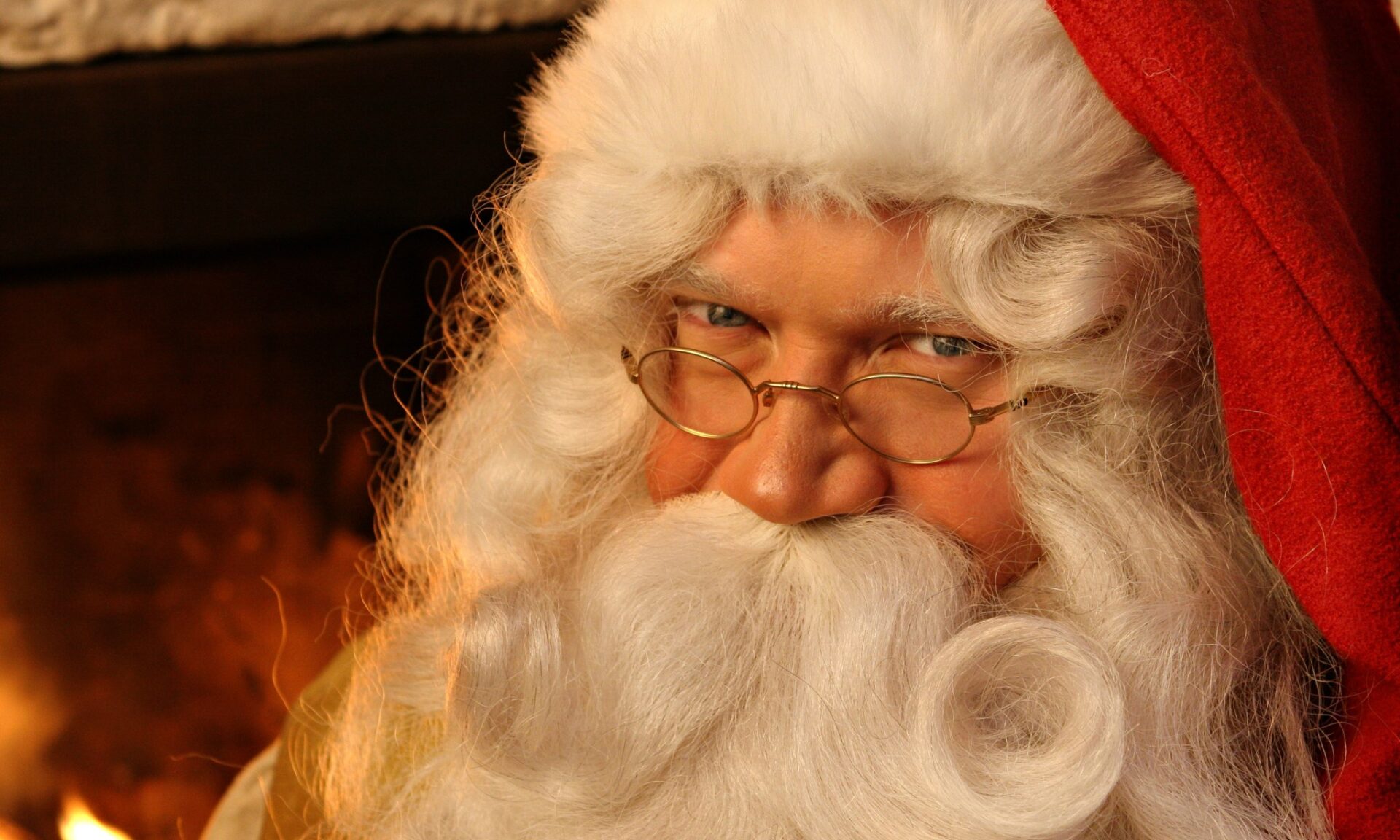 Santa Claus in the Santa Claus Secret Forest Joulukka. Rovaniemi, Lapland.